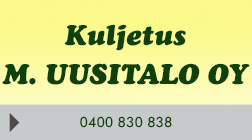 Kuljetus M. Uusitalo Oy logo